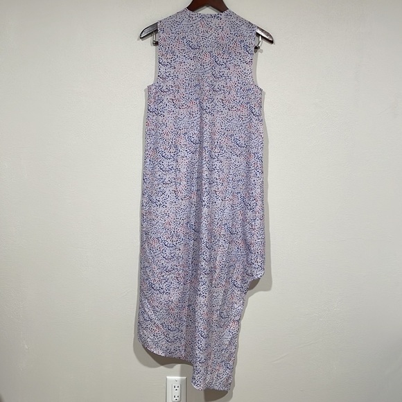 𝅺BCBGMAXAZRIA Tara Cascade Sheer Asymmetric Dress - Picture 6 of 7